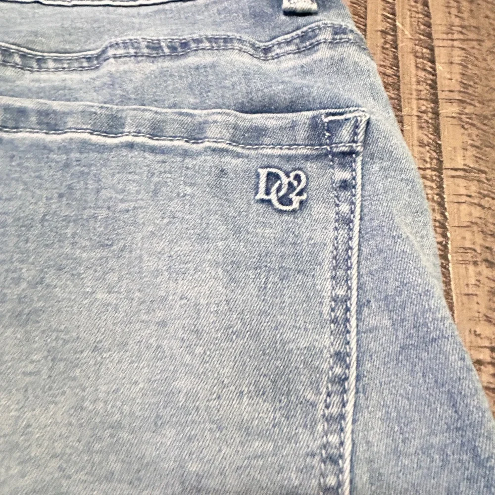 DG2 by Diane Gilman Light Blue Floral Embroidered Jeans - Picture 13 of 13